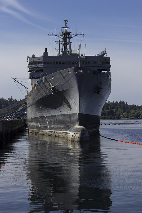 Retired Navy Ship Photograph by Cathy Anderson