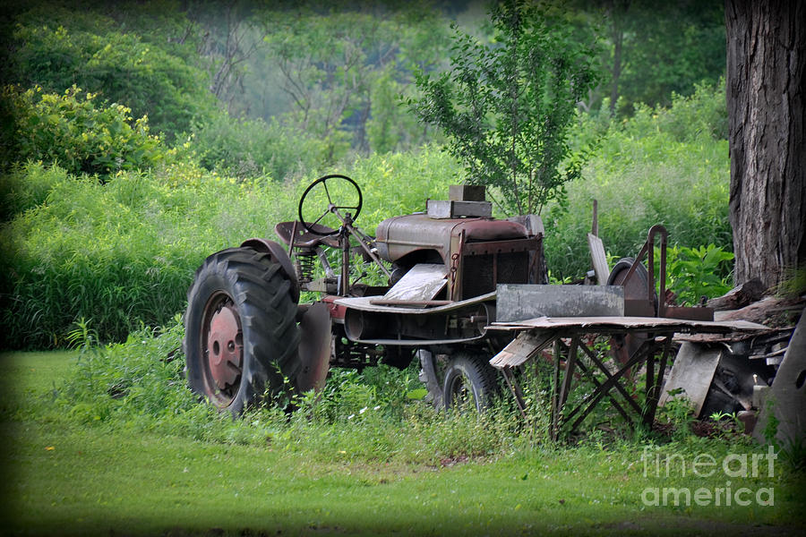 Retired Old Tractor Photograph by Gary Keesler