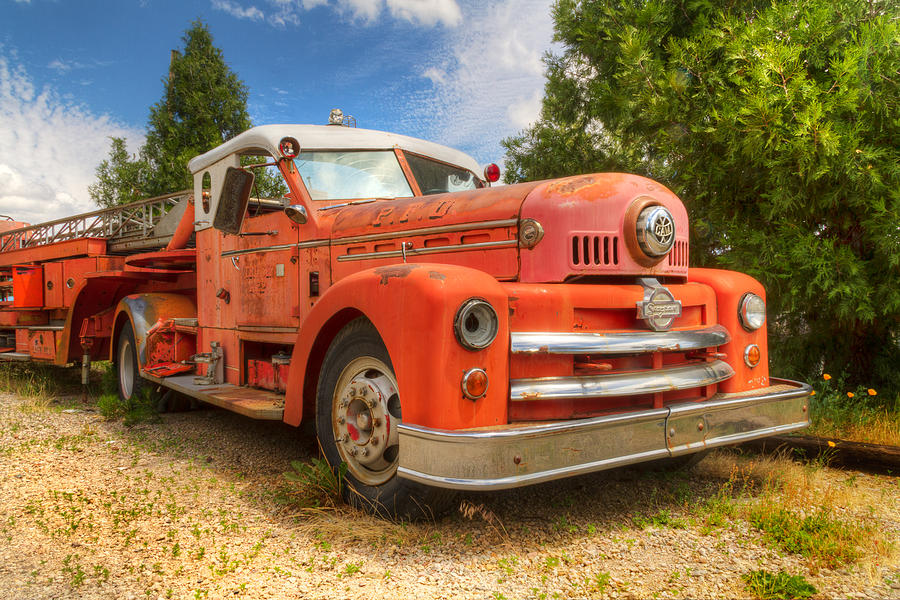 Retired Seagrave Photograph by Randy Wood