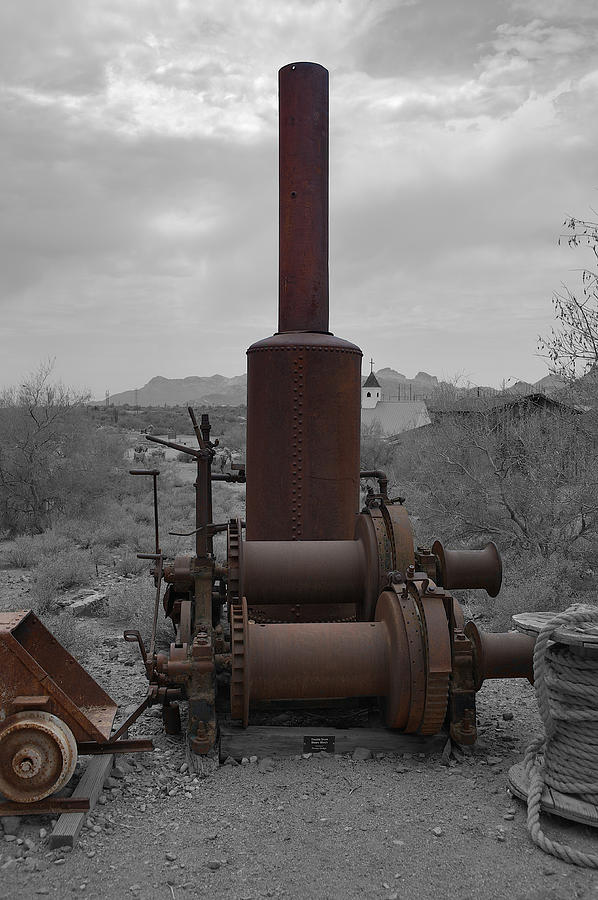 Retired Steam Engine Photograph by Richard J Cassato