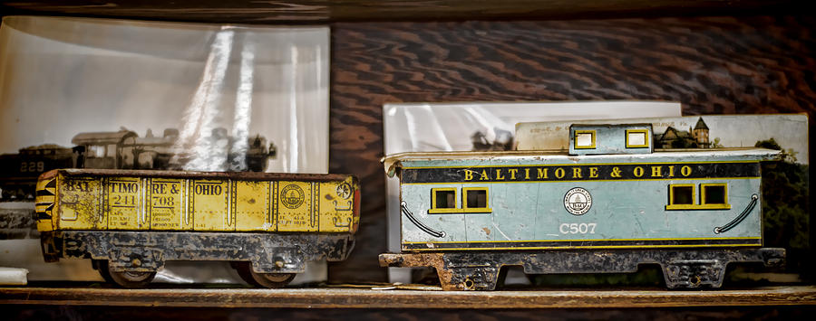 Retired Trains Photograph by Heather Applegate