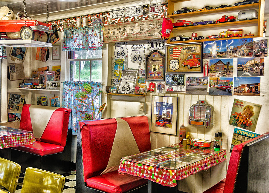 Retro 50s Diner Photograph by Georgette Grossman