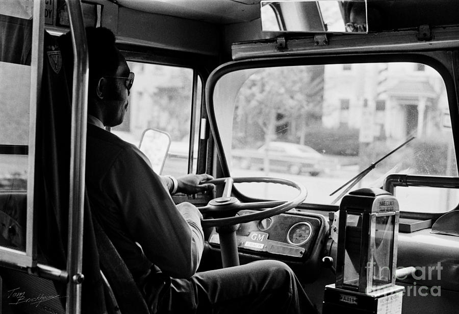 Retro Bus Driver Photograph by Tom Brickhouse - Fine Art America