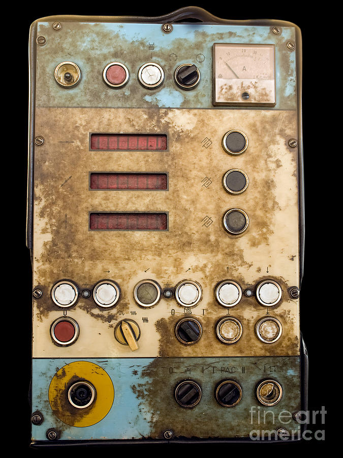 Device Photograph - Retro control panel by Sinisa Botas