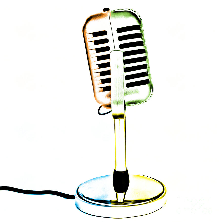 Retro Microphone Pop Art 1 Photograph