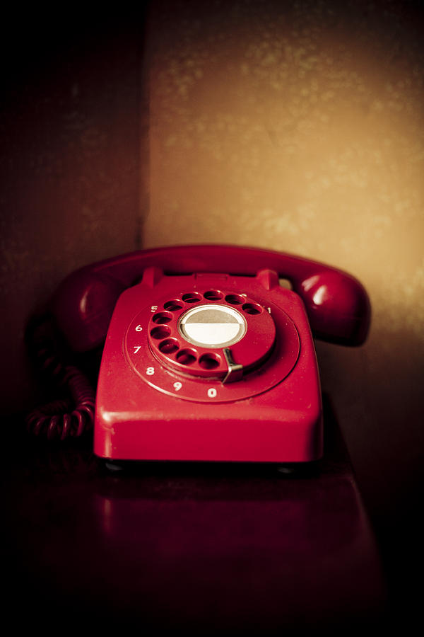 Retro phone Photograph by Innershadows Photography - Fine Art America