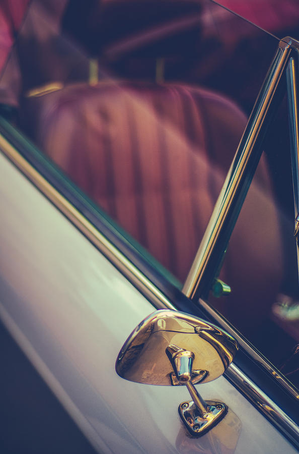 Sports Photograph - Retro Style Vintage Sports Car Detail by Mr Doomits