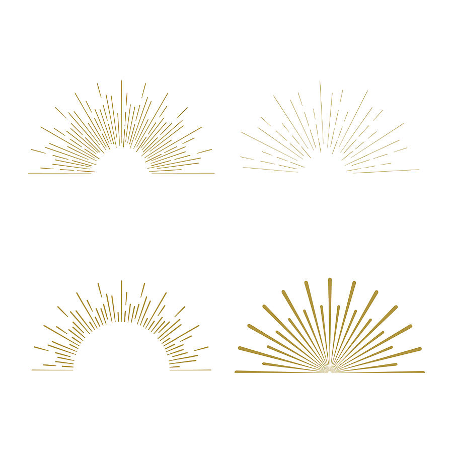 Retro Sun burst shapes. Vintage starburst logo, labels, badges. Sunburst minimal logo frames. Vector firework design elements isolated. Sun burst light logo. Minimal vintage gold firework burst icon Drawing by 21kompot Retro Sun burst shapes. Vintage starburst logo, labels, badges. Sunburst minimal logo frames. Vector firework design elements isolated. Sun burst light logo. Minimal vintage gold firework burst icon Drawing by 21kompot