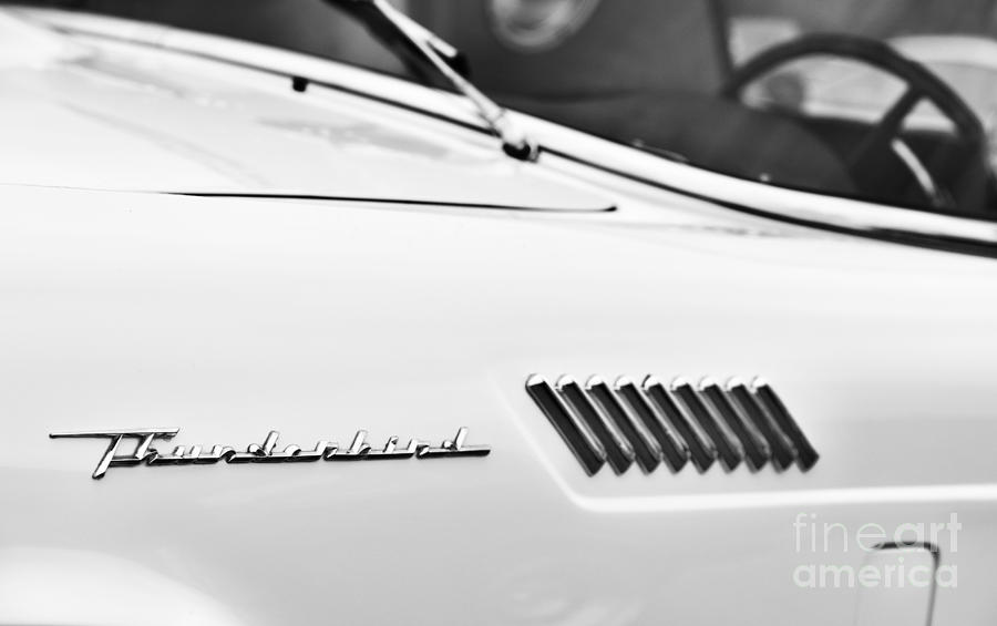 Car Photograph - Retro Thunderbird  by Tim Gainey