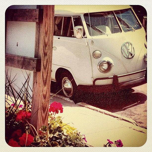 Vintage Photograph - Retro Van Downtown Excelsior Today by Nicole Lunger