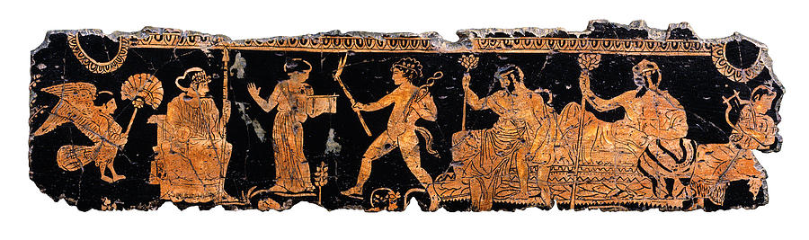 Greek Painting - Return of Hephaistos by Steve Bogdanoff