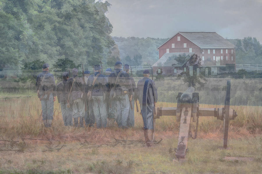 Gettysburg National Park Digital Art - Return to Gettysburg by Randy Steele