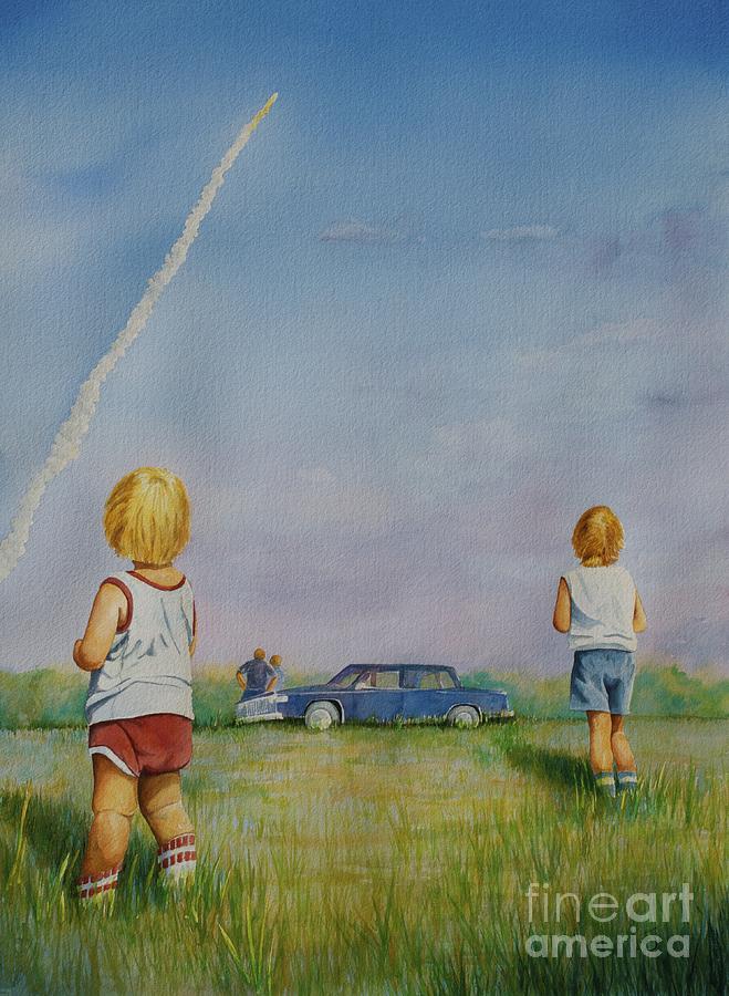 Return to Space Painting by AnnaJo Vahle