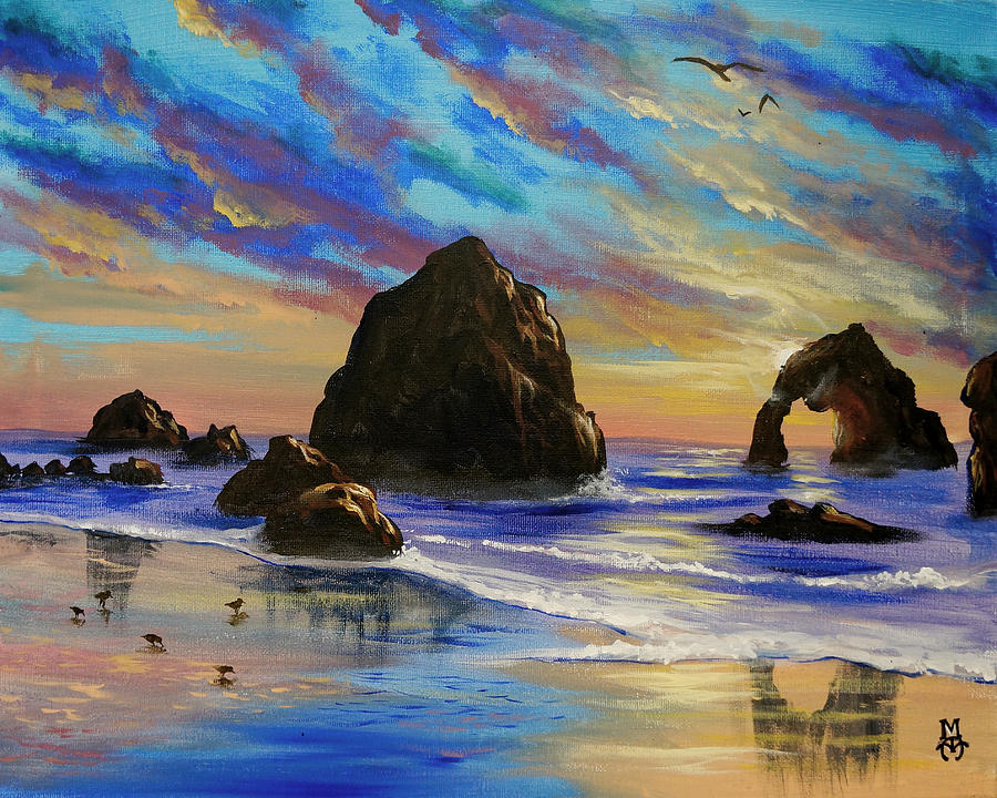 Return To The Rocky Coast Painting
