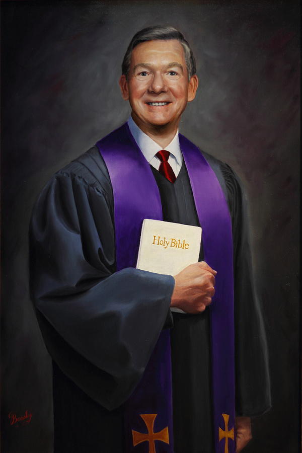 Rev Jack Wilson Painting by Glenn Beasley