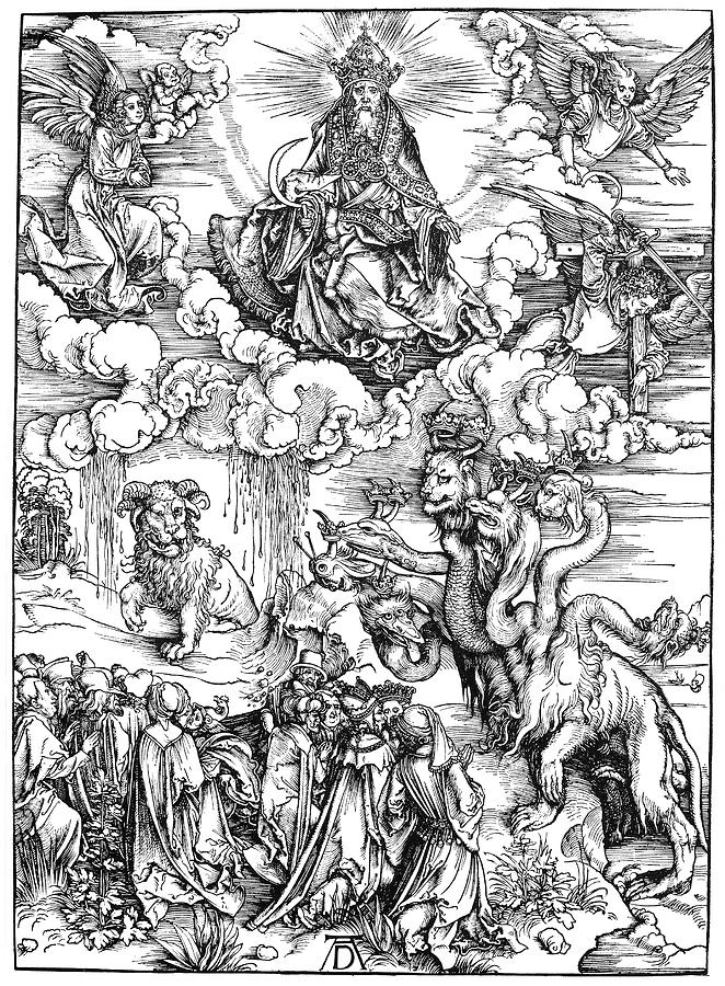 Revelation Of St Painting by Granger