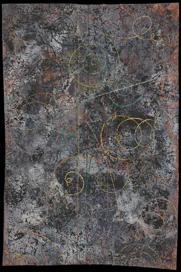 REVELATIONS VI--Space Time Brocade Painting by Fred Chuang