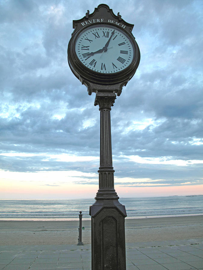 Revere Beach Clock Photograph by Barbara McDevitt - Fine Art America