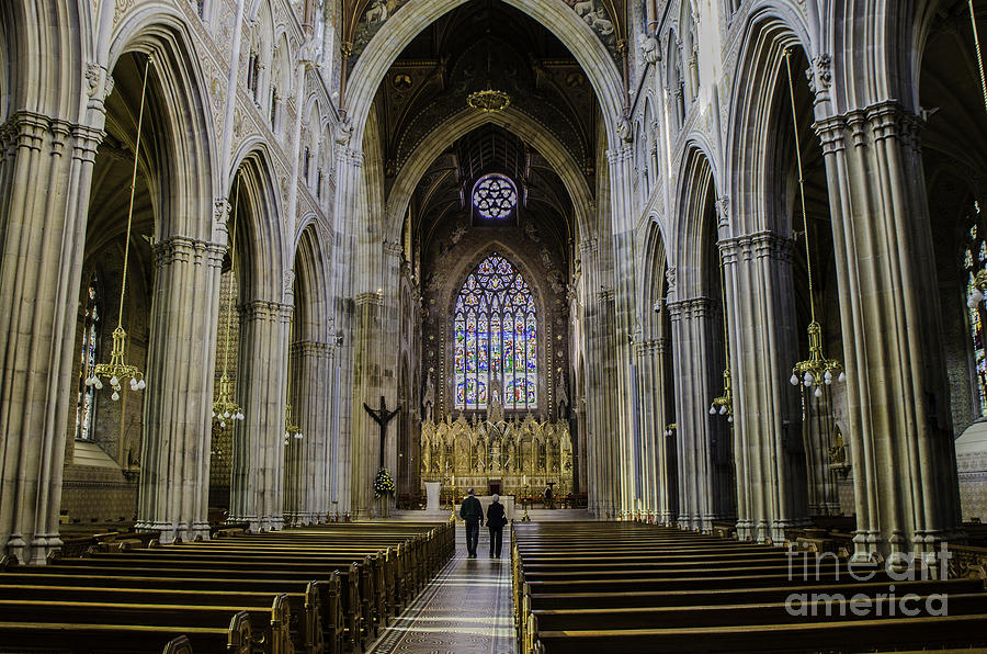 Reverence - St. Patricks Church Photograph by Mary Carol Story