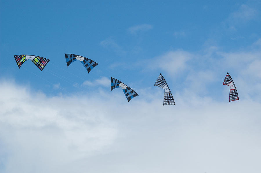 Revolution kites at the Windscape Kite Festival 2011 Photograph by Rob Huntley