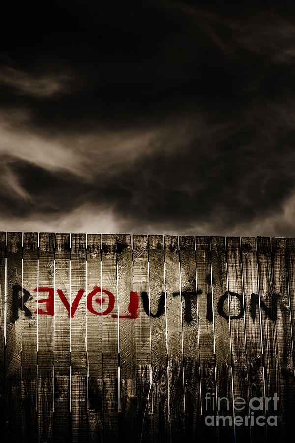 Revolution. The writings on the wall Photograph by Jorgo Photography