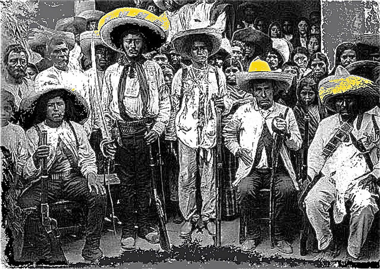 Revolutionary soldiers unknown  Mexico location 1914-2014 Photograph by David Lee Guss