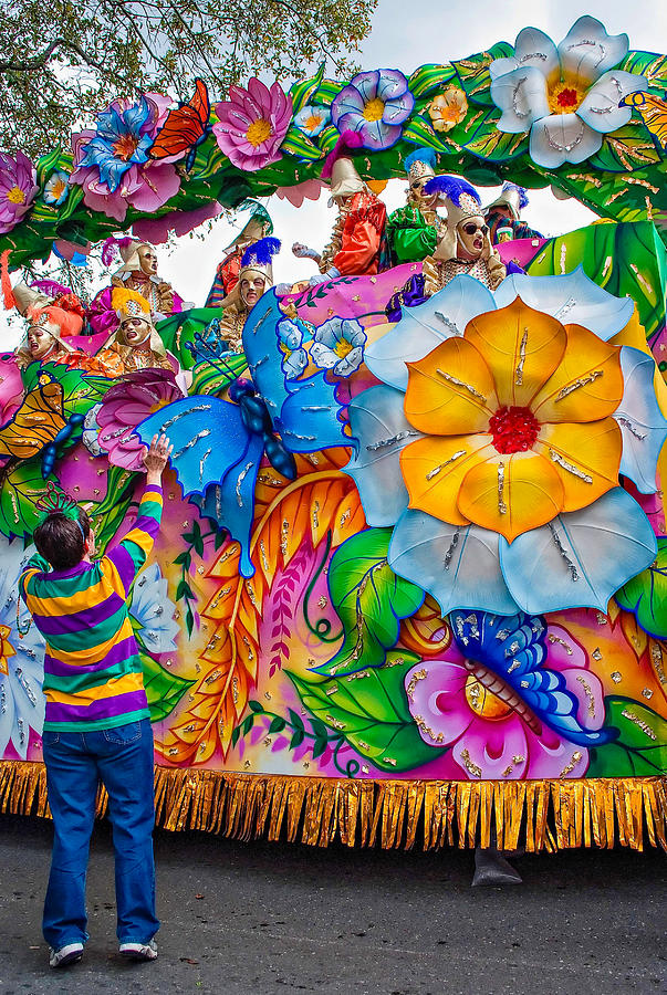 New Orleans Photograph - Rex Mardi Gras Parade by Steve Harrington