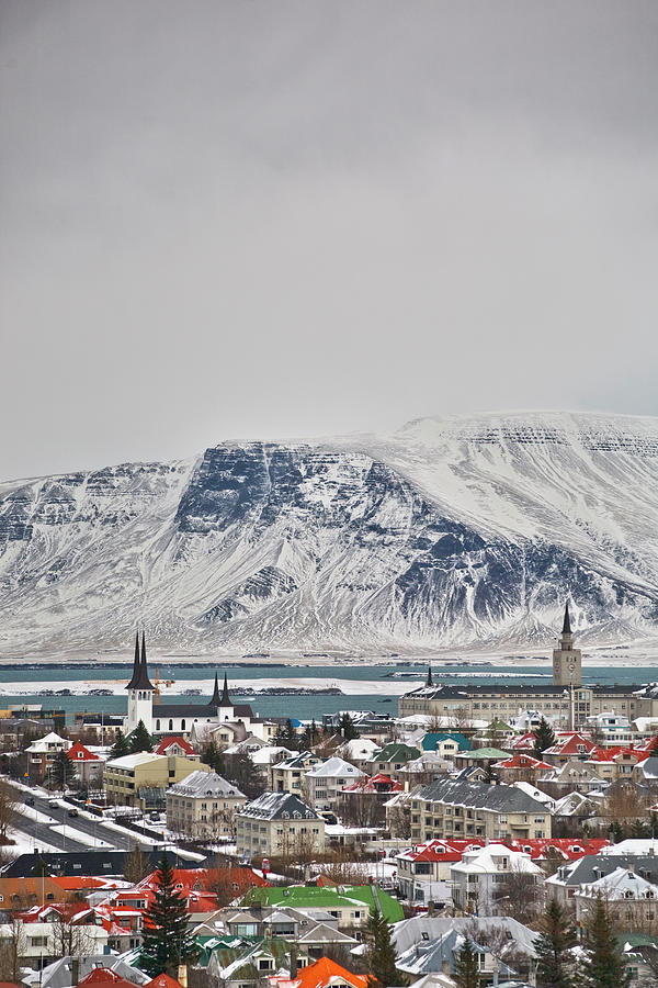Reykjavik Overview, Looking Towards Photograph by Merten Snijders