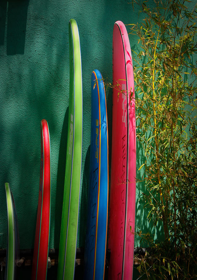 RGB Surfboards Photograph by Roger Mullenhour