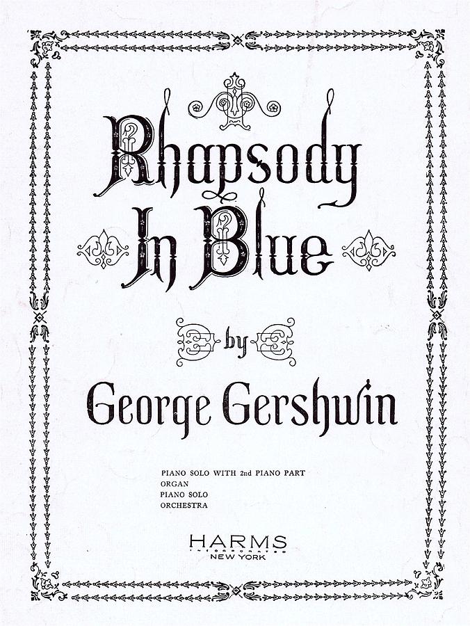 Vintage Photograph - Rhapsody In Blue by Mel Thompson