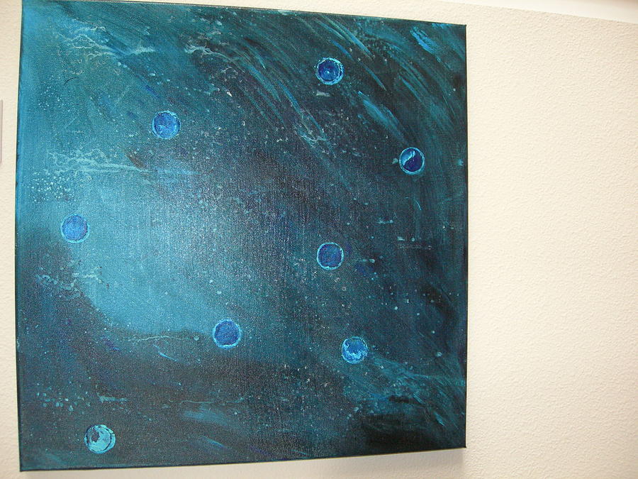 Rhapsody In Blue Painting by Sharyn Winters