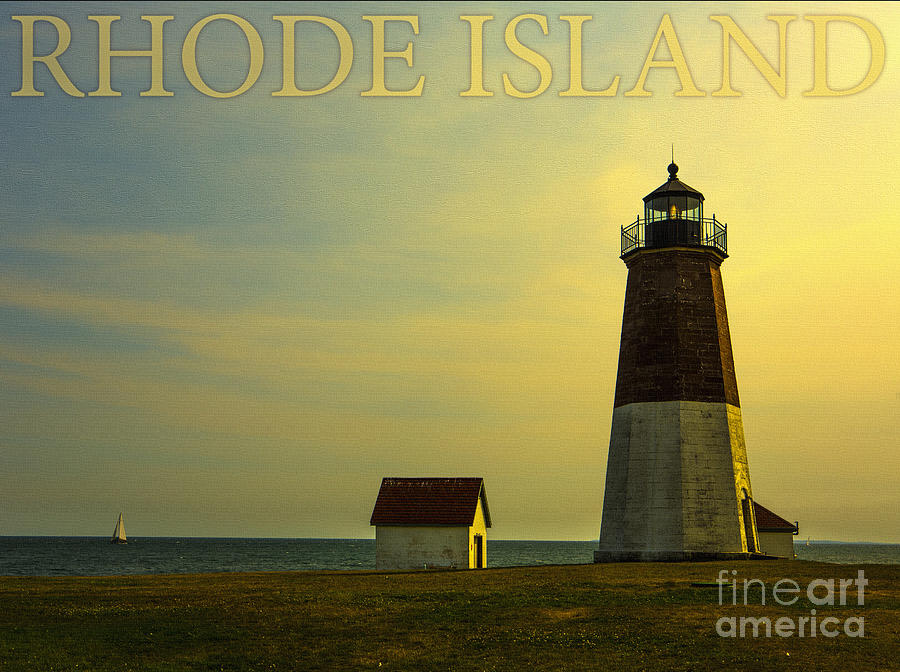 Rhode Island Lighthouse Photograph by Diane Diederich