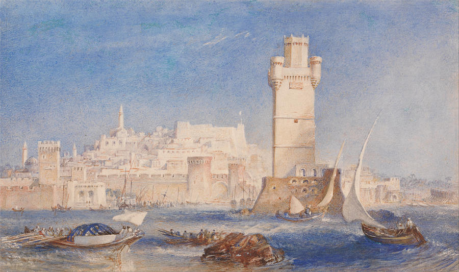 Rhodes Painting by Joseph Mallord William Turner