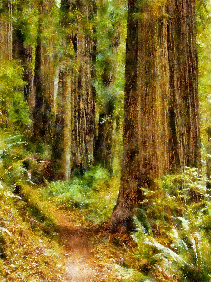 Rhododendron Trail Digital Art by Kaylee Mason
