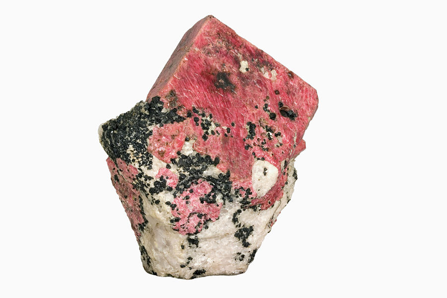 Rock Photograph - Rhodonite by Science Stock Photography/science Photo Library
