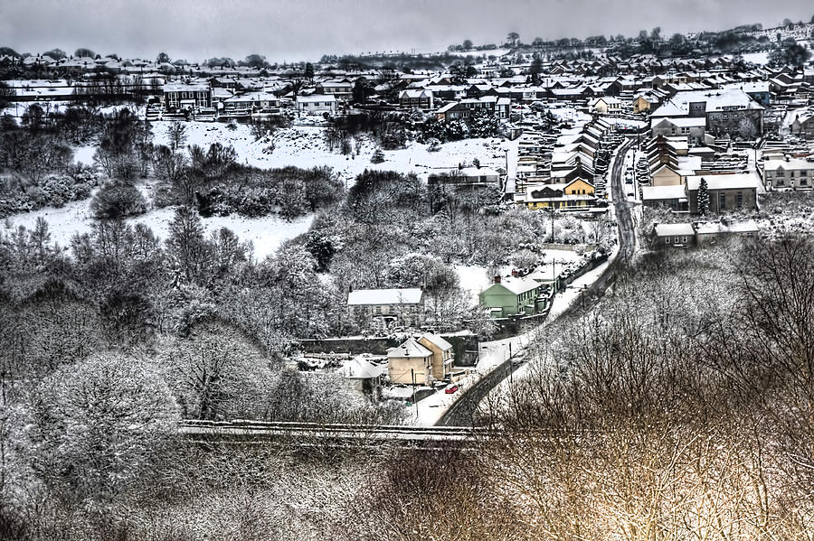 Rhymney Valley Winter 2 Photograph by Steve Purnell