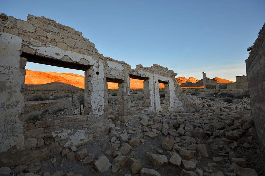 Rhyolite Ghost Town Nevada Photograph by Dung Ma