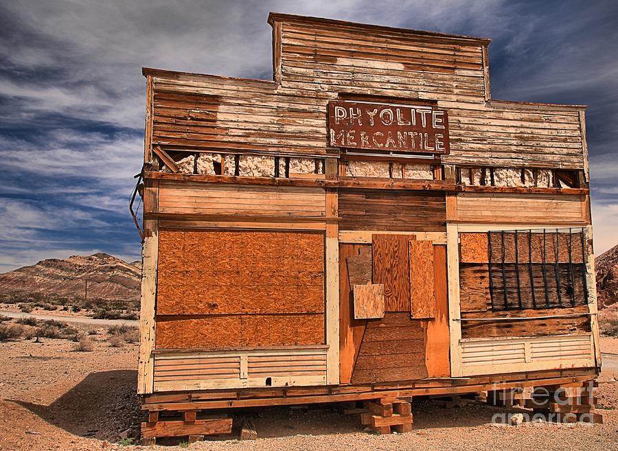Rhyolite Nevada Mercantile Photograph by Adam Jewell