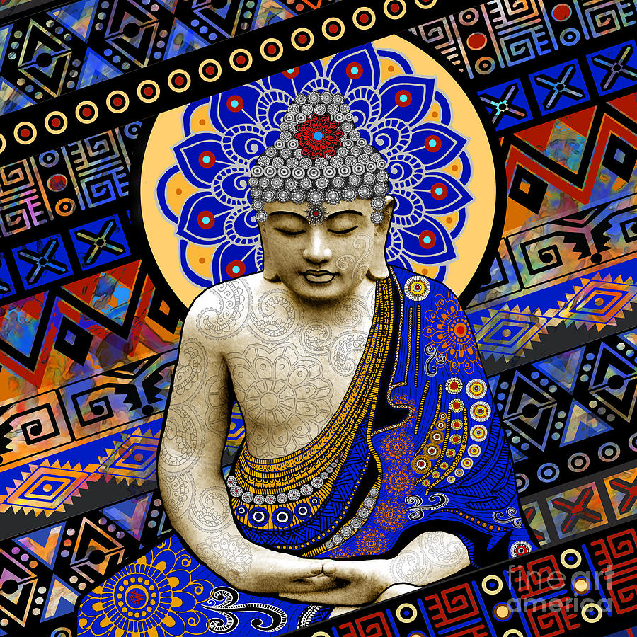 Buddha Painting - Rhythm of My Mind by Christopher Beikmann
