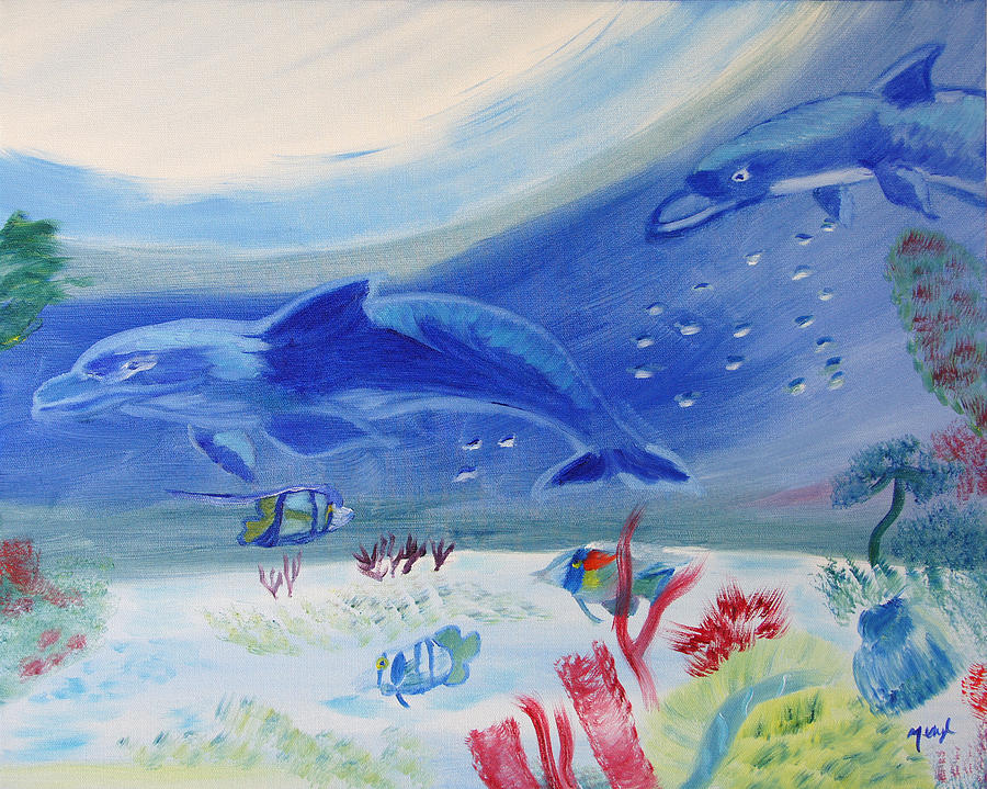 Rhythm of the Sea Painting by Meryl Goudey