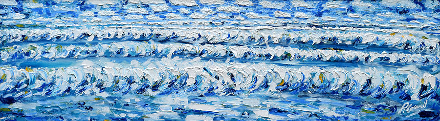 Rhythm of Waves Painting by Pete Caswell