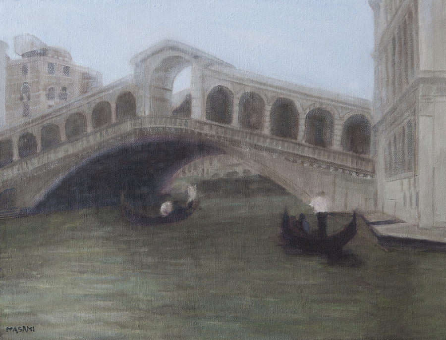Rialto Bridge Painting by Masami Iida