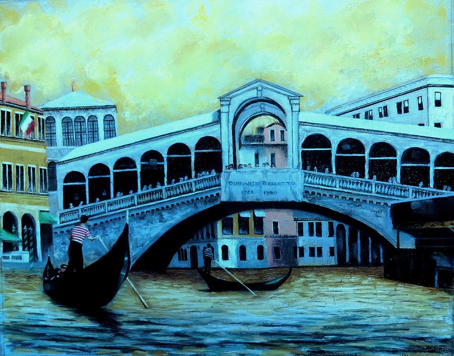 Rialto Bridge Painting by Vincent Mancuso - Fine Art America