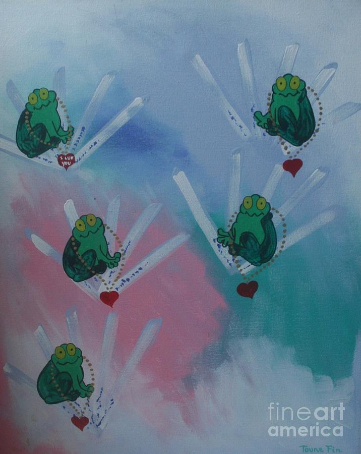 Ribbit Painting by PainterArtist FIN