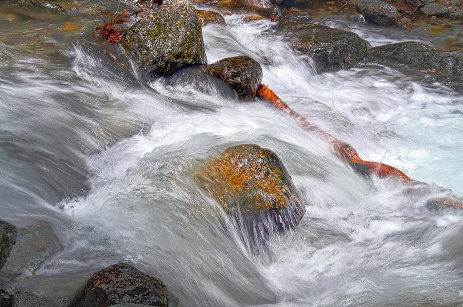 Ribbon Fall Creek Photograph by Steven Barrows