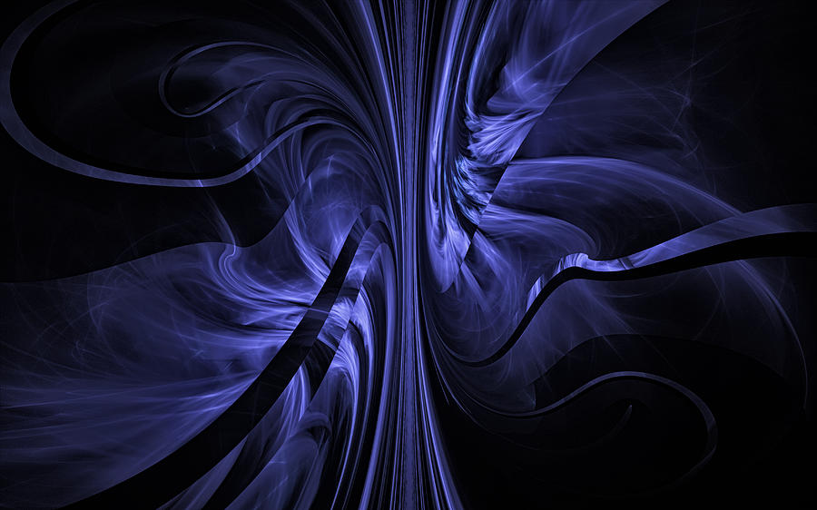 Space Digital Art - Ribbons of Time by Gary Blackman