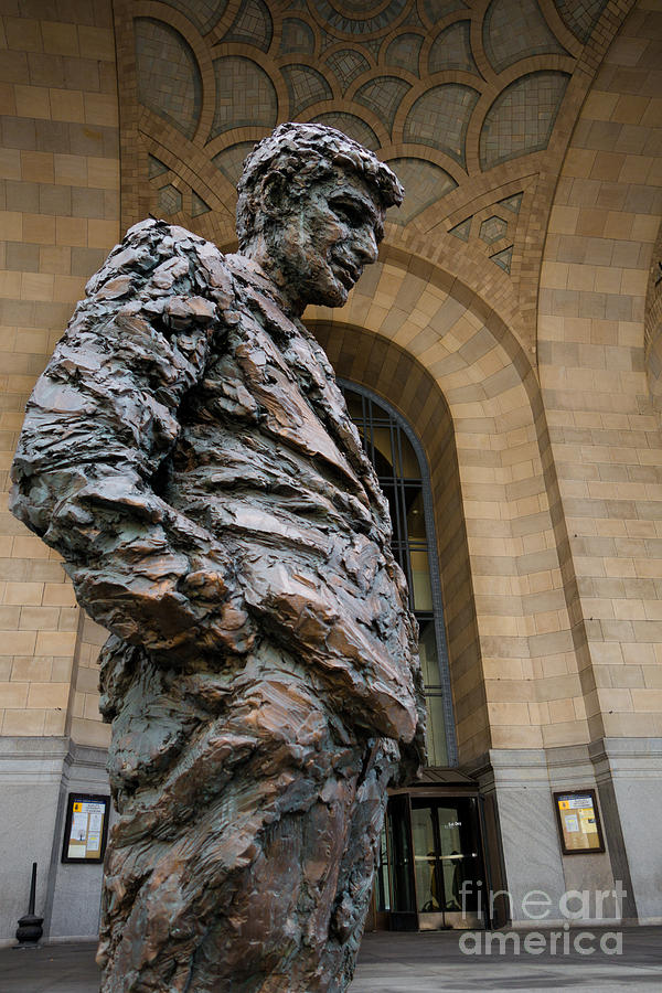 Richard Caliguiri Statue Pittsburgh Photograph by Amy Cicconi