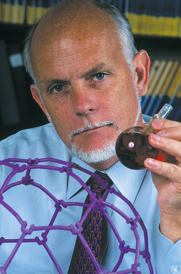 Richard E. Smalley 1996 Nobel Prize Photograph by Science Source
