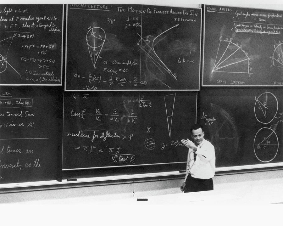 Richard Feynman Photograph by Us Department Of Energy
