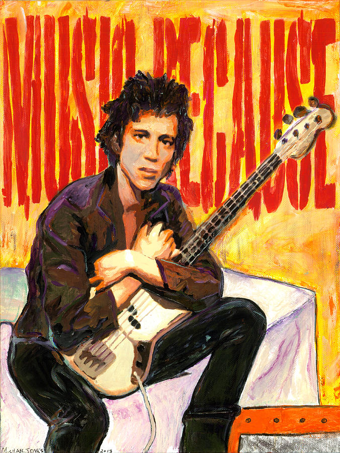 Impressionism Painting - Richard Hell by Michael Jenks